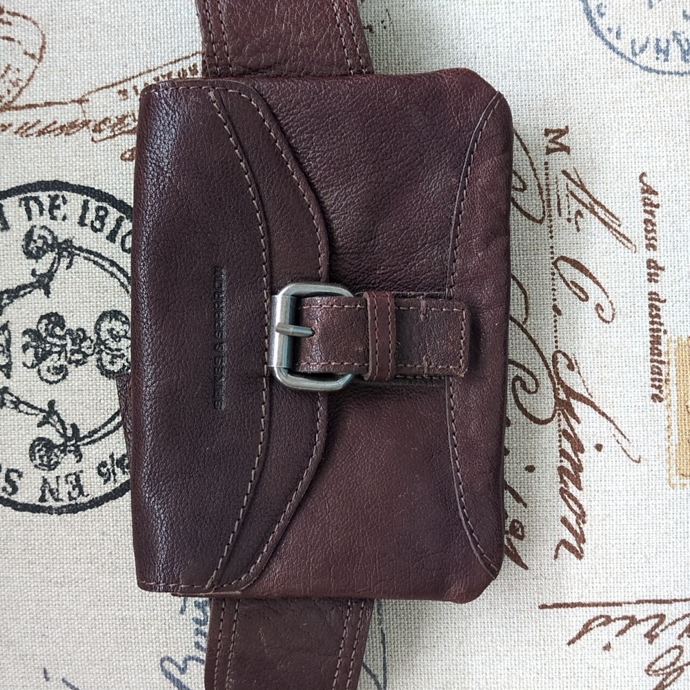 *NEW With Tags* Spikes and Sparrow Leather Belt Bag - Dk. Brown
